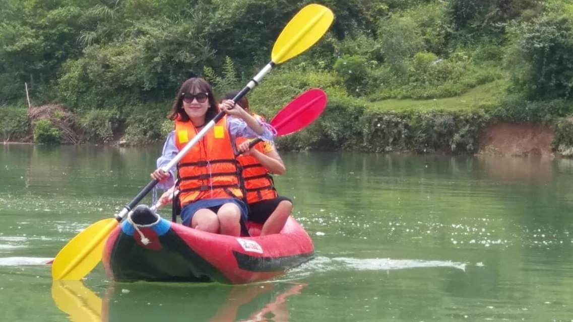 A Sy Ban Gioc Homestay - Nha San Da Co Cao Bang Buitenkant foto