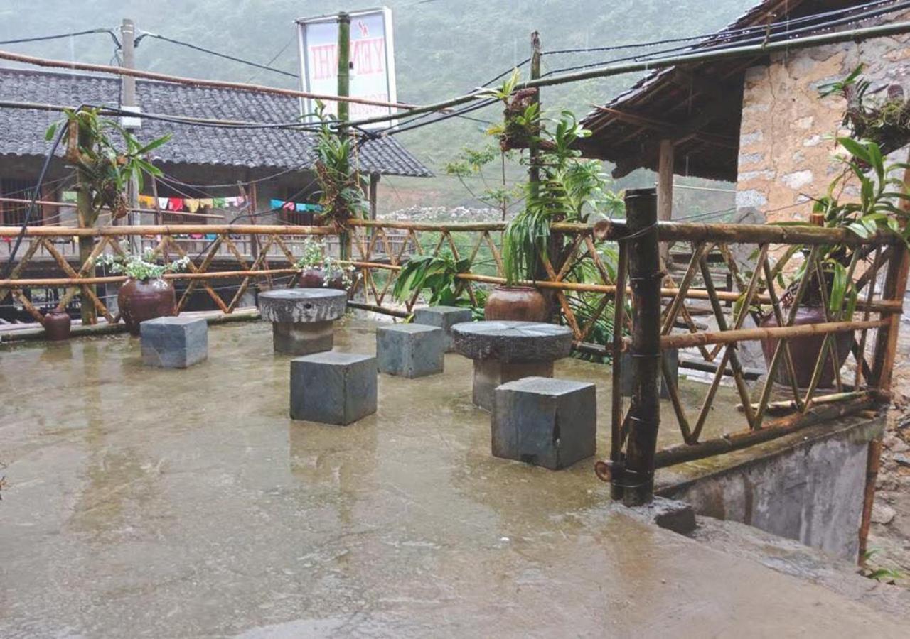 A Sy Ban Gioc Homestay - Nha San Da Co Cao Bang Buitenkant foto