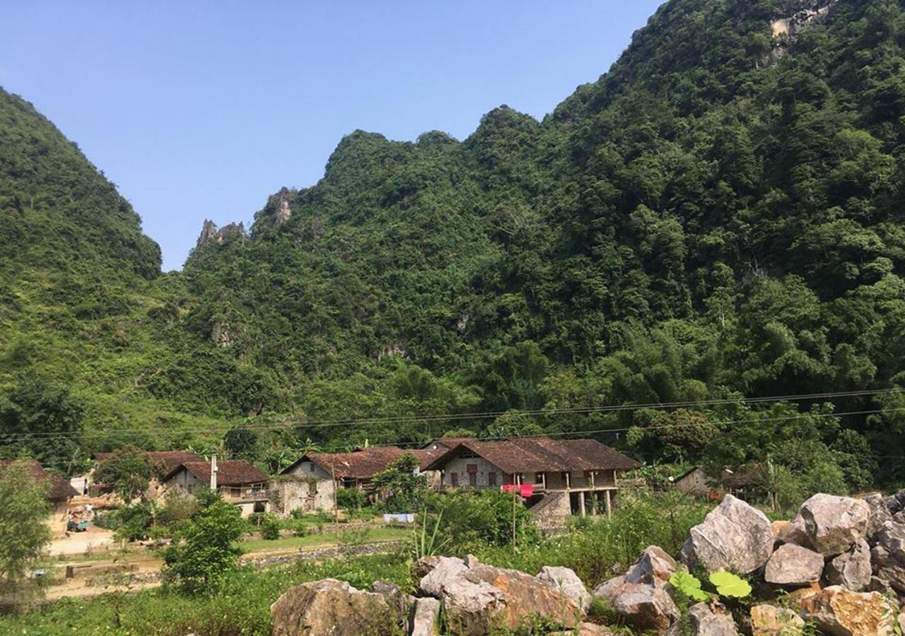 A Sy Ban Gioc Homestay - Nha San Da Co Cao Bang Buitenkant foto