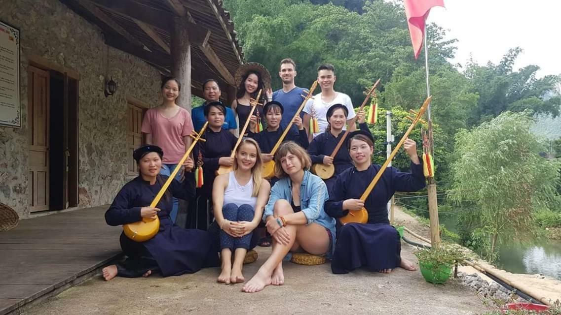 A Sy Ban Gioc Homestay - Nha San Da Co Cao Bang Buitenkant foto